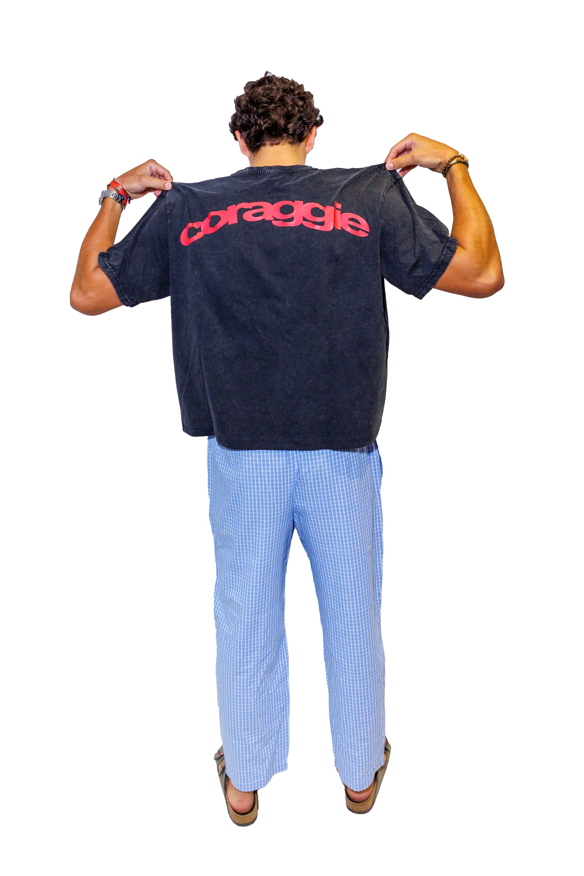 "Fear of being average" Black Washed