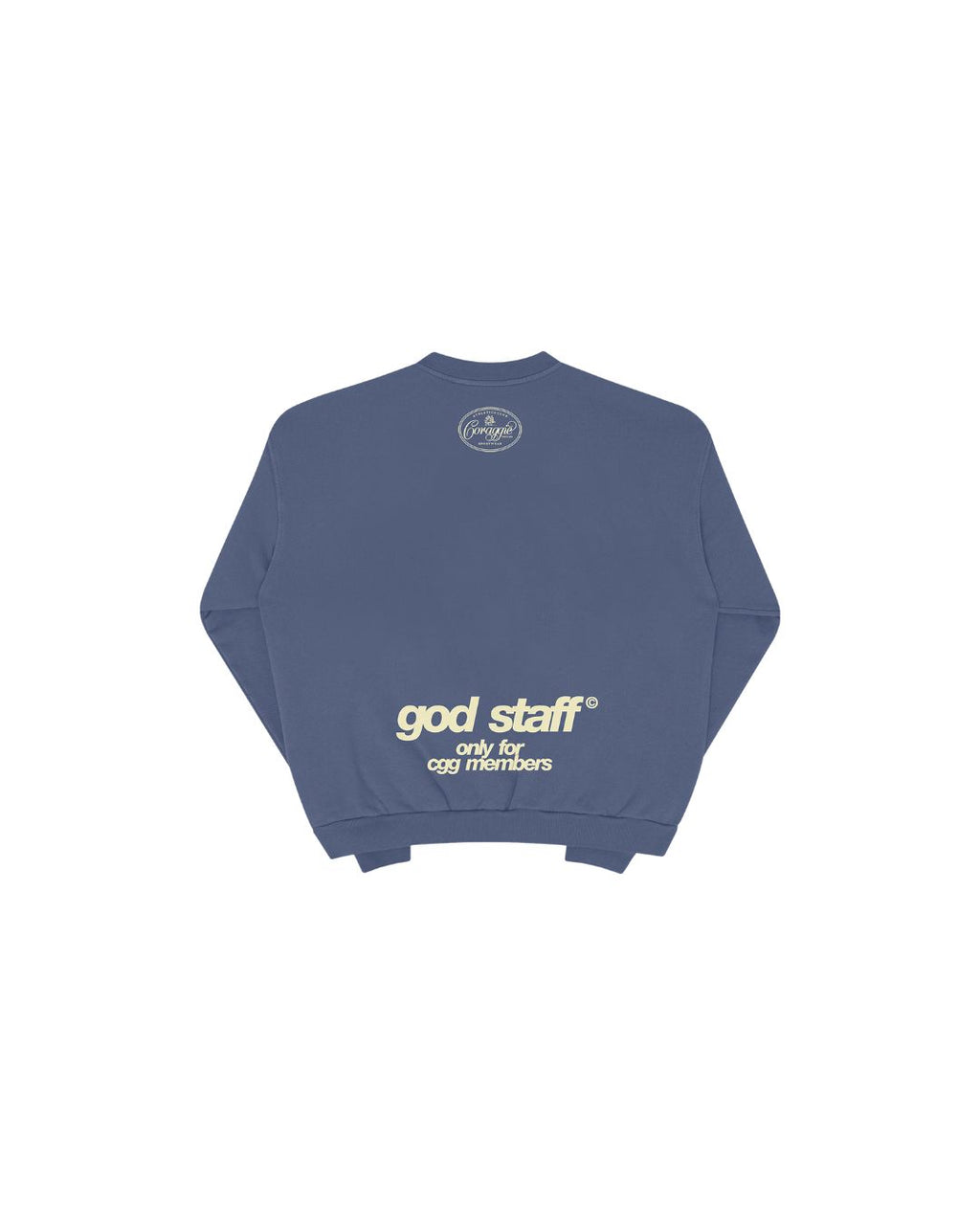 God Staff Blue Crewneck