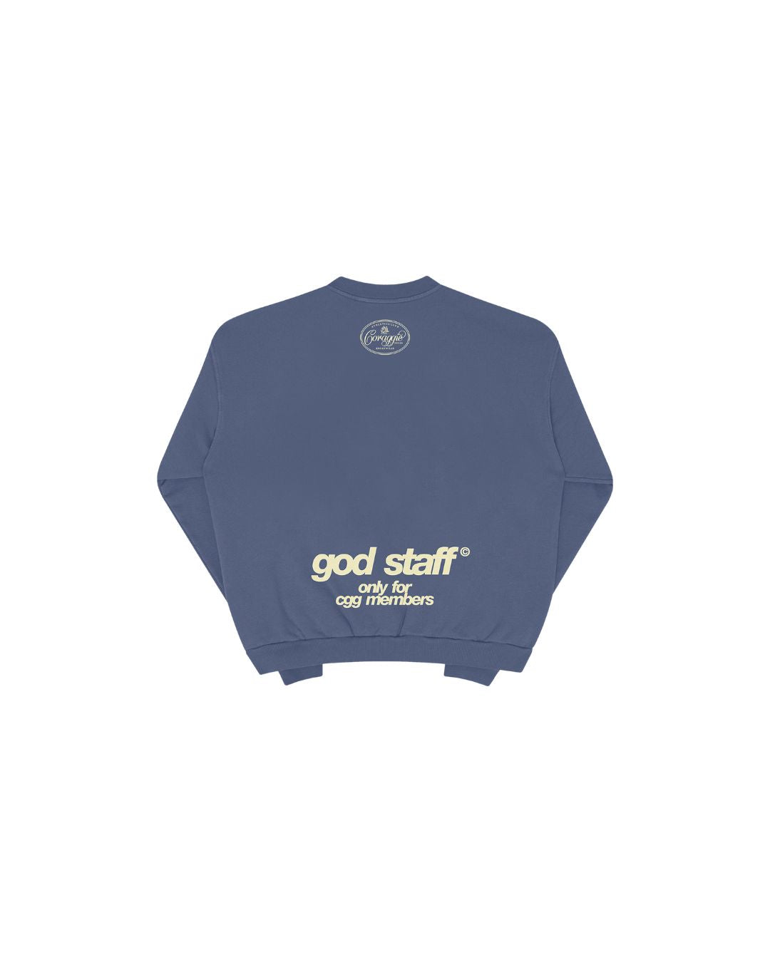 God Staff Blue Crewneck